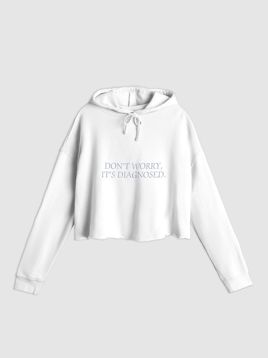DW, IT'S DIAGNOSED. (#A5B6D1) lightweight cropped hoodie product image (7)