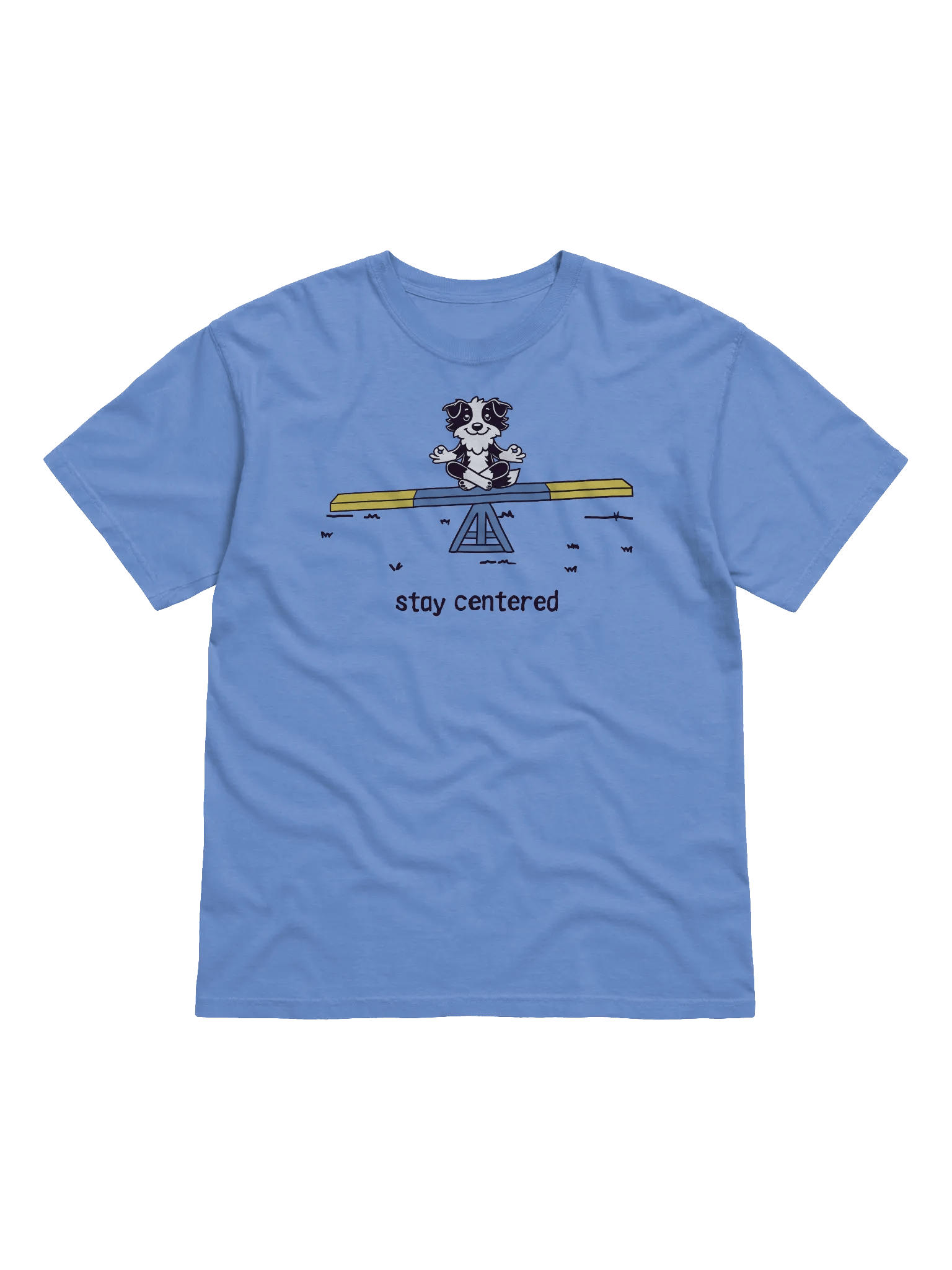 Stay Centered Border Collie Tee product image (1)