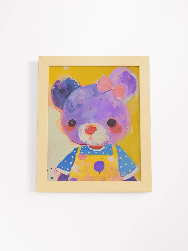 Whimsical Teddy Bear Framed Poster product image (2)