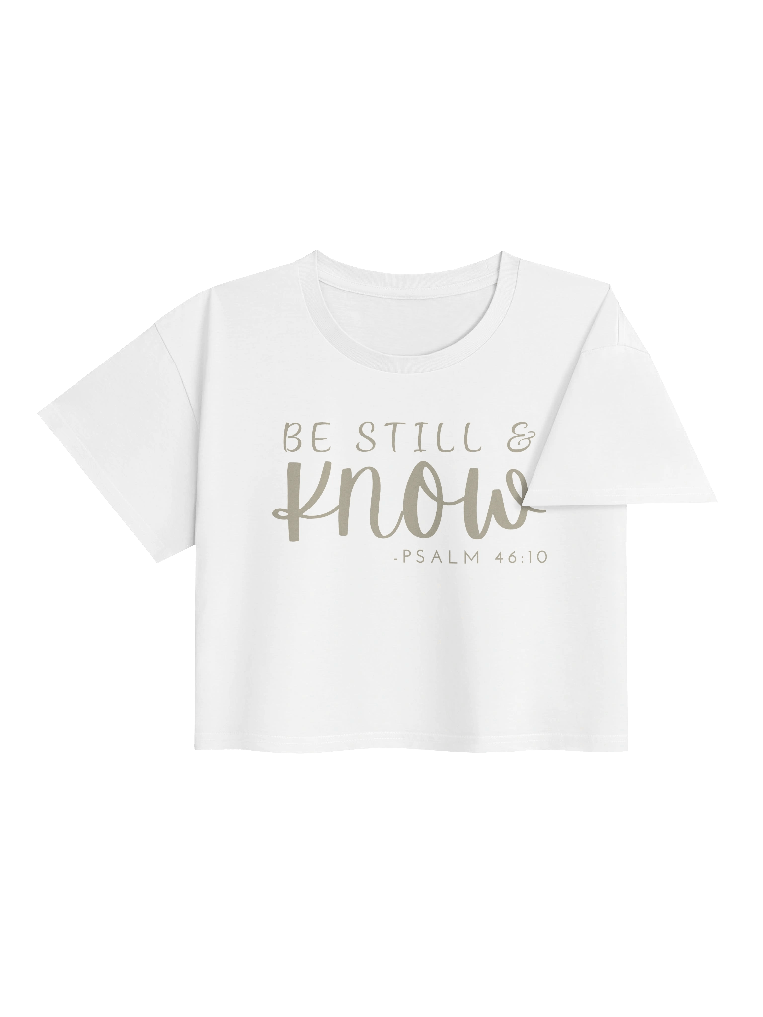 Be Still & Know Women's Crop Top product image (16)