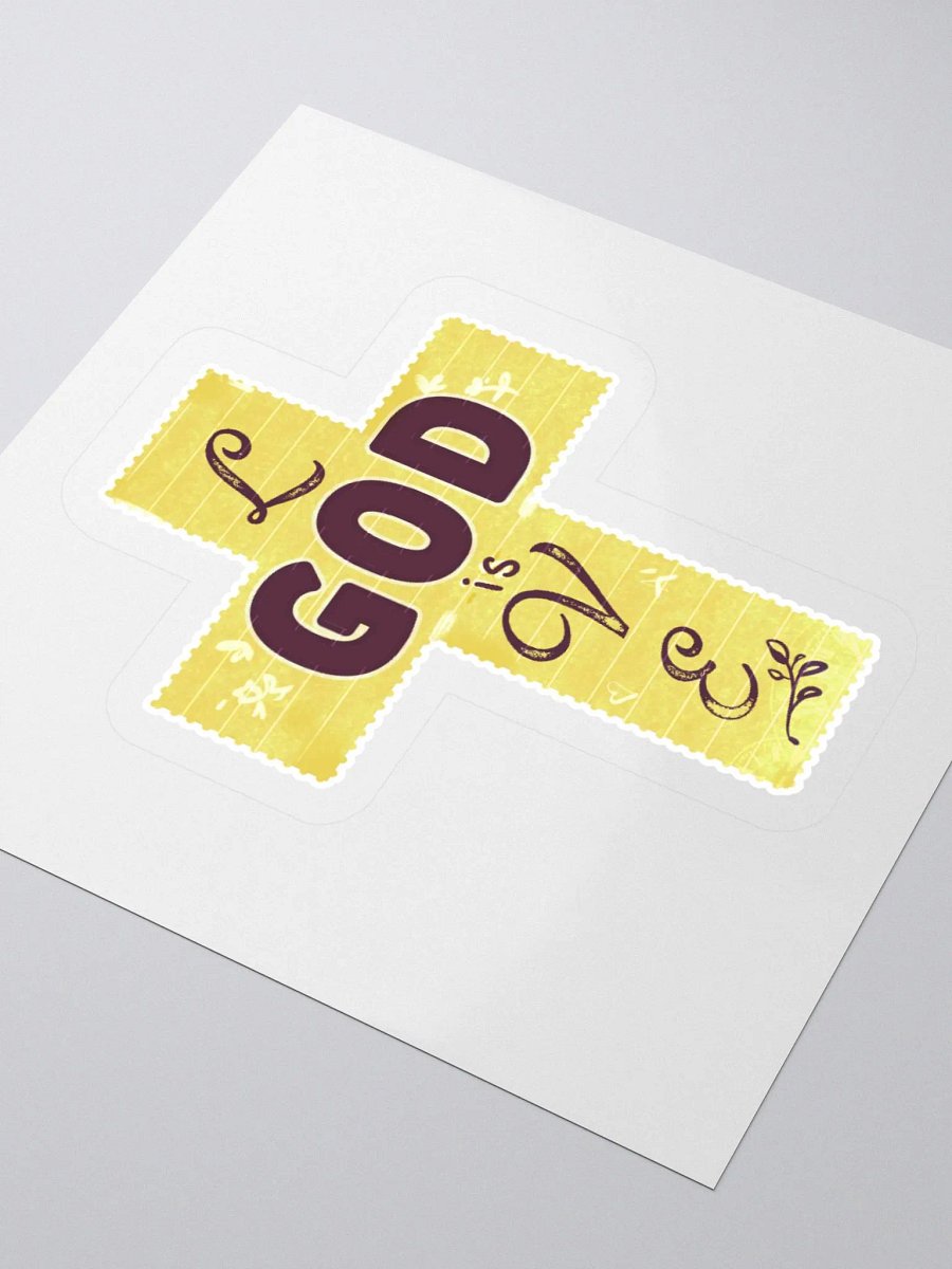 "God is Love" Sticker product image (3)