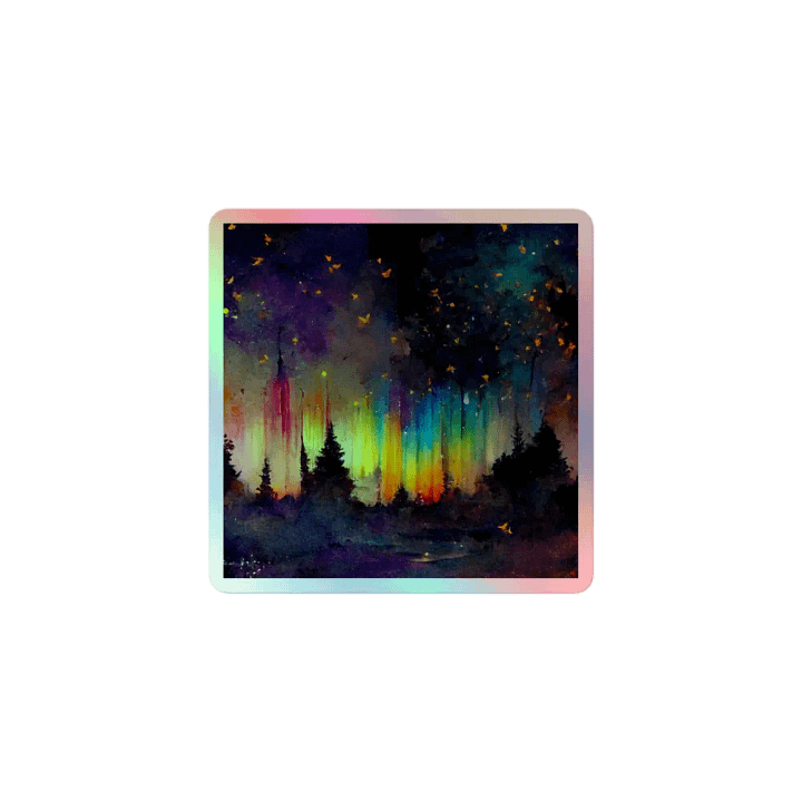 Aurora Dreams Holographic Sticker Sheet product image (1)