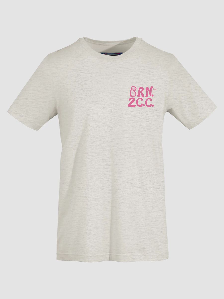 Women's | BOURNE to Cape Cod™ | Supersoft T-Shirt by Bella+Canvas | Brilliant Rose Pink Logo on Light Neutrals product image (68)