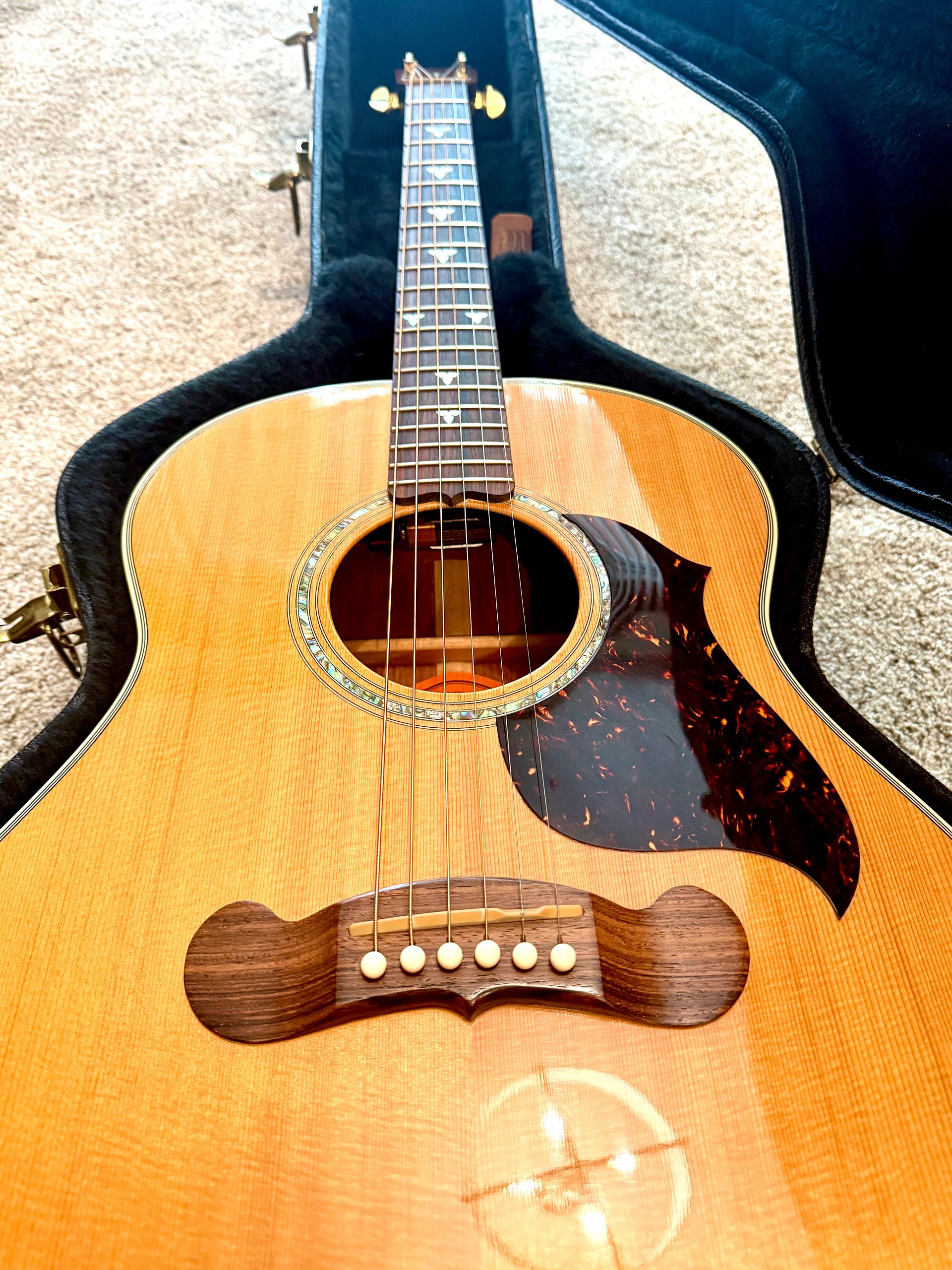 2002 Gibson L-130 Montana "NATURAL SITKA/BUBINGA WOODS" + OHSC product image (3)
