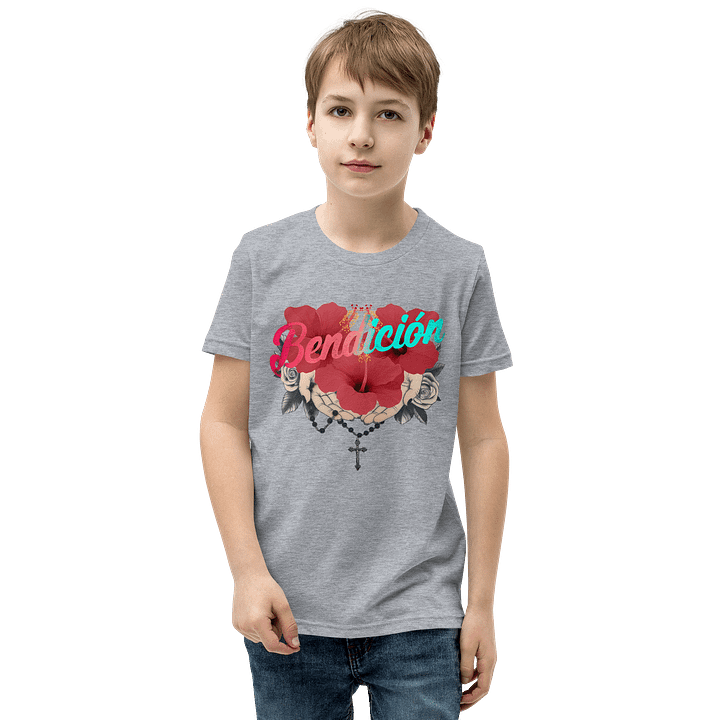 Flor y Fe Youth Tee - by Rising Sons™ Apparel product image (5)
