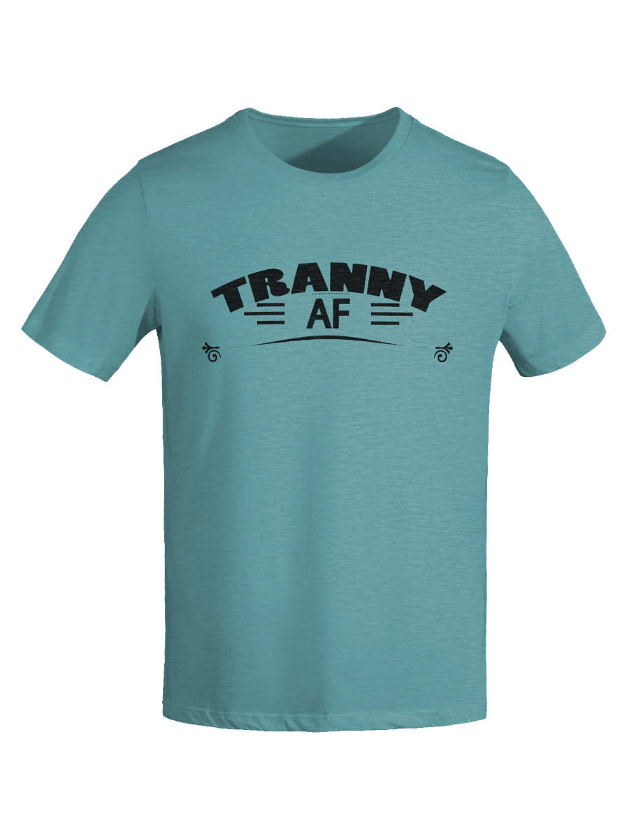 [Buck Angel Shop] Tranny AF - Women's Graphic Tee [black lettering] product image (28)