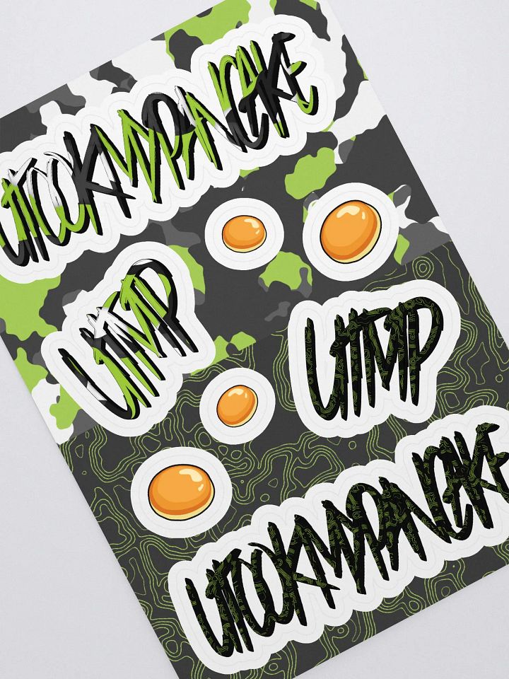 Kiss Cut Sticker Sheet - Duality Camo [Abstract + Tapo] product image (1)