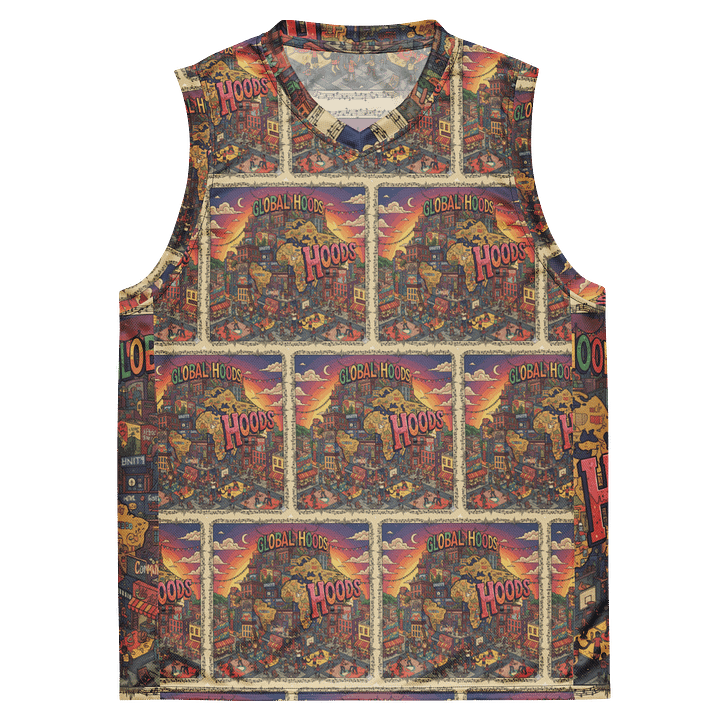 All-Over Print Unisex Basketball Jersey By D.C.E.L. Worldwide product image (2)