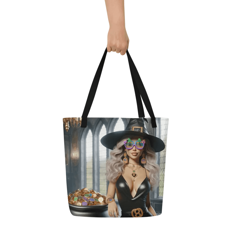 WEALTHY WITCH - TOTE BAG - DANCE MEMECOIN product image (5)