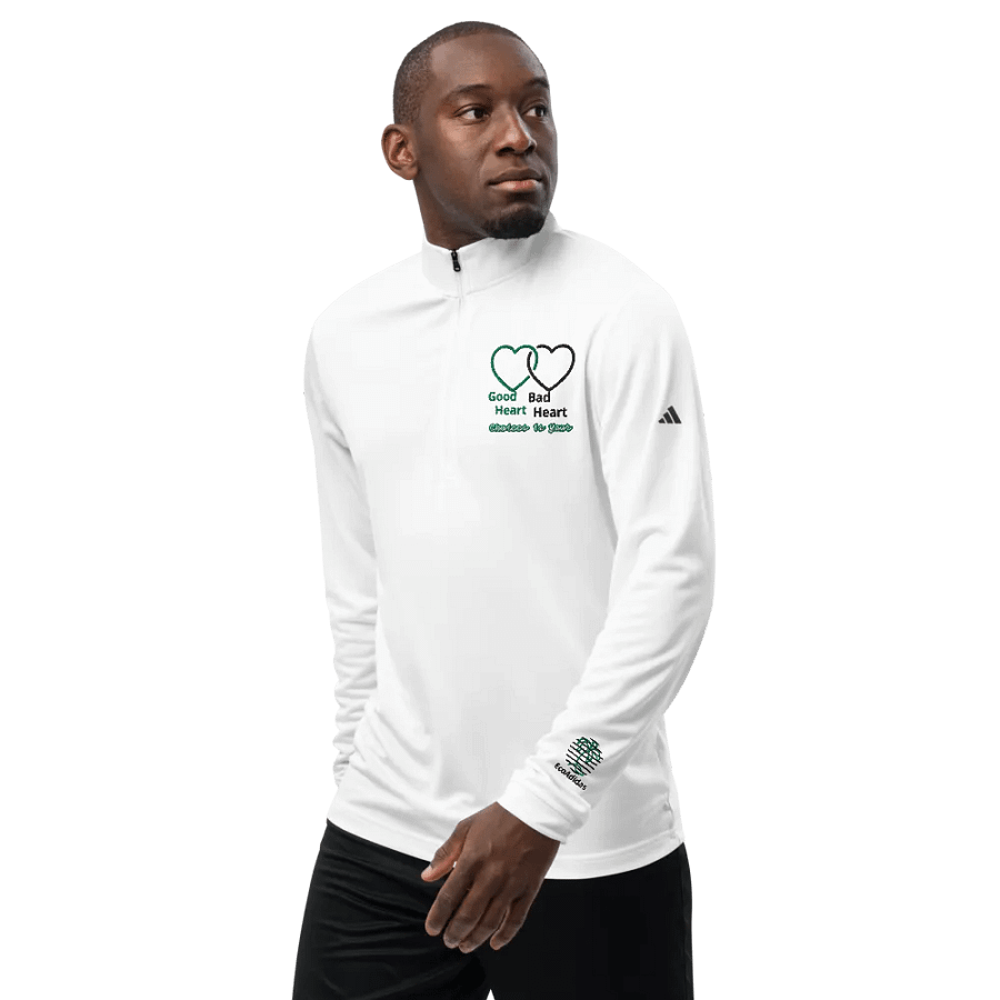 Good Heart Choices Quarter-Zip PulloverEcoAdidas Quarter Zip Pullover – Where Sustainability Meets Performance product image (7)