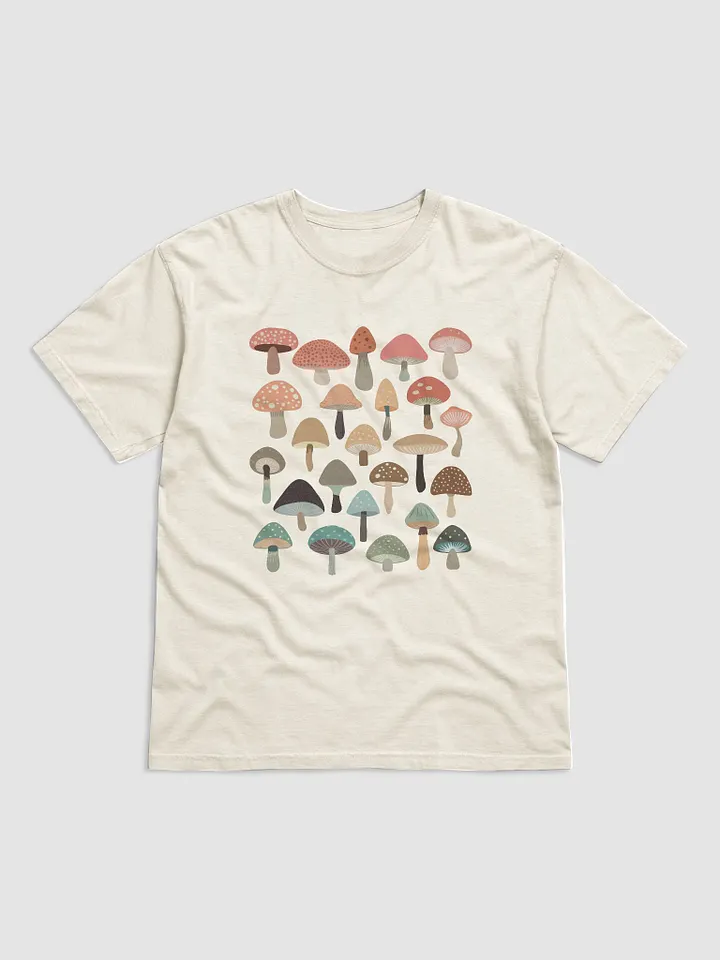 Cute Kawaii Mushrooms Tee | Vintage-Style Cottagecore, Goblincore, Fairycore, and Dark Academia Design product image (11)