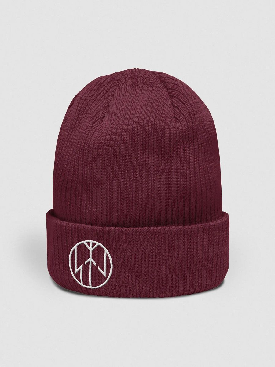 STJ runic logo organic beanie product image (6)