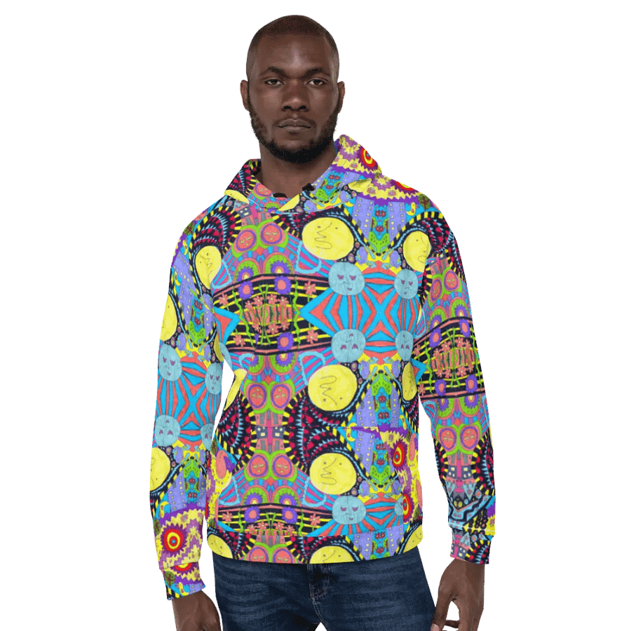 Abstract Dream Fantasy Design Unisex Pull Over Hoodie product image (3)