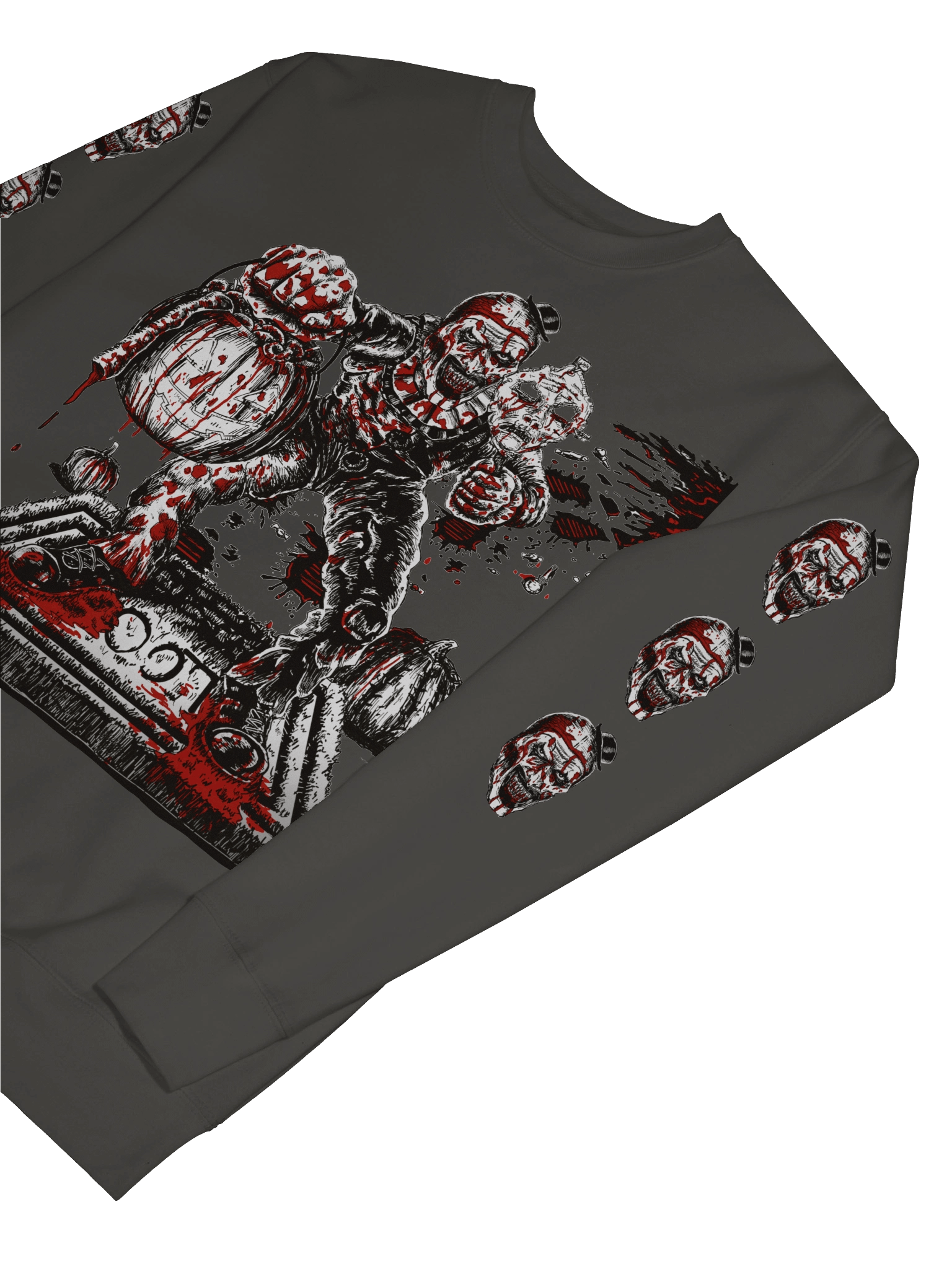 Trick or Treat with Art the Clown- Bloody Version- Unisex SweatShirt product image (37)
