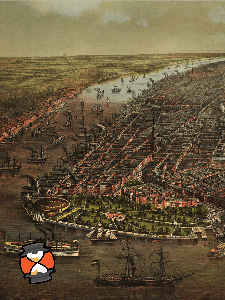 New York City 1878 (Unframed Poster Print) product image (2)