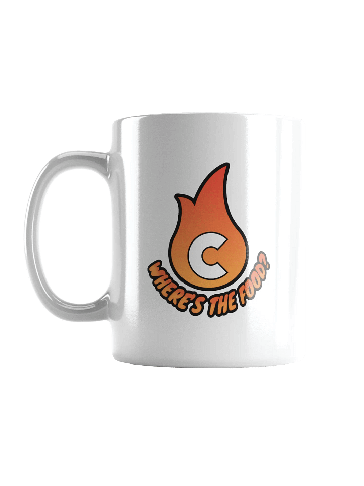 Where's The Food White Glossy Mug product image (2)