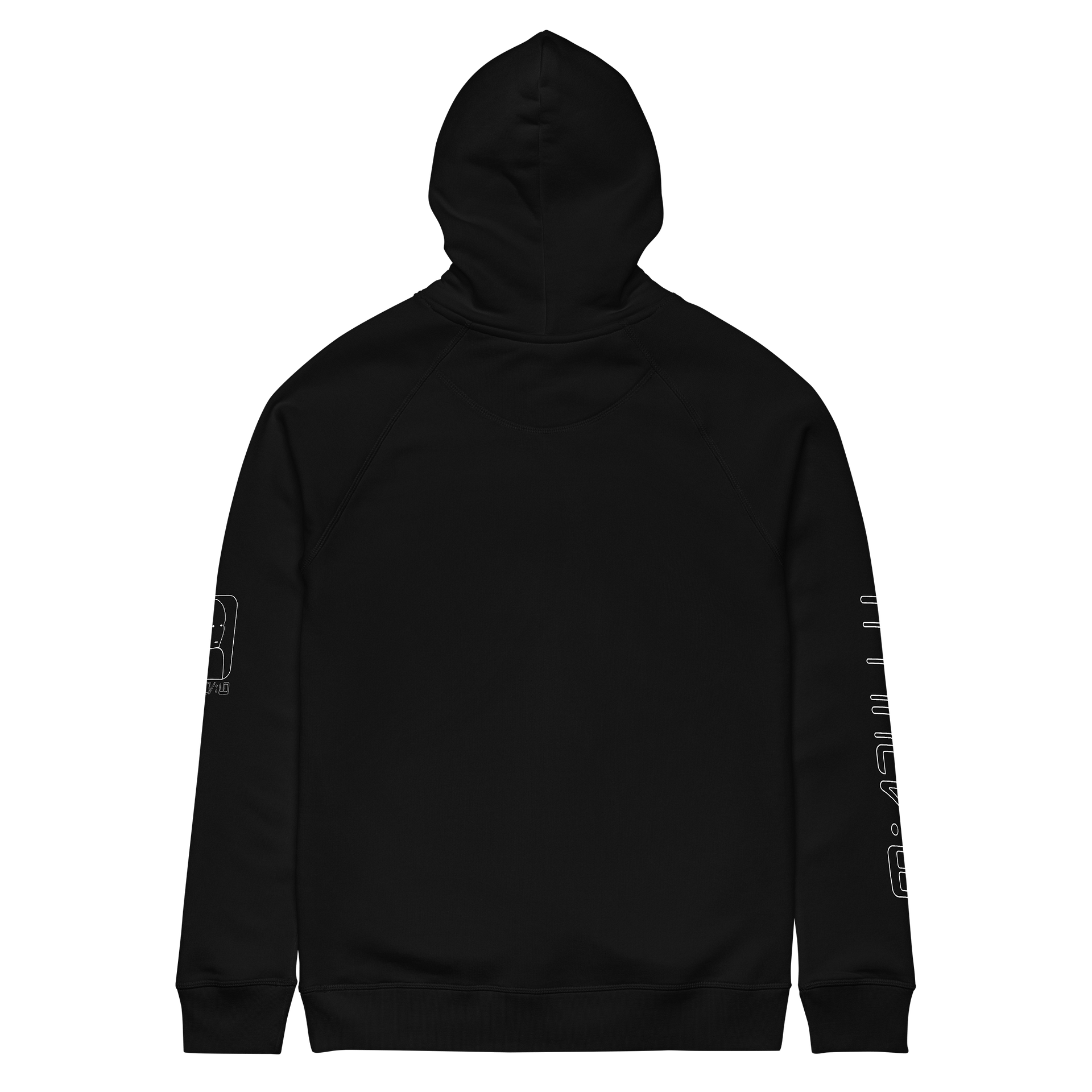 ATTACKNINE "Visitor" - Black Unisex Midweight Hoodie product image (6)