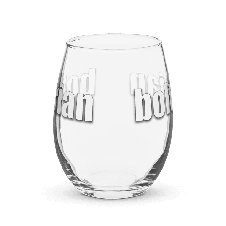 bolt stemless wine glass product image (1)