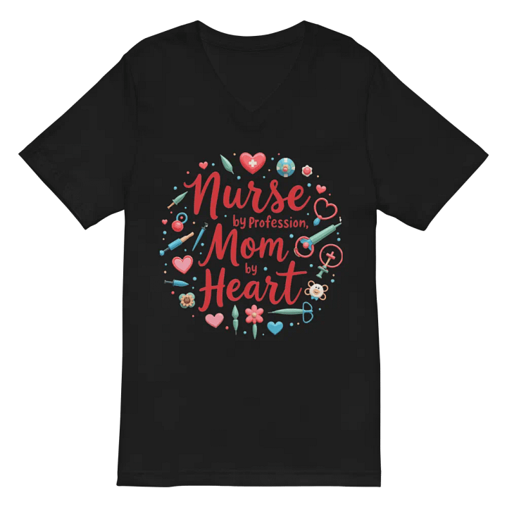 Heartfelt Nurse V-Neck Tee product image (3)