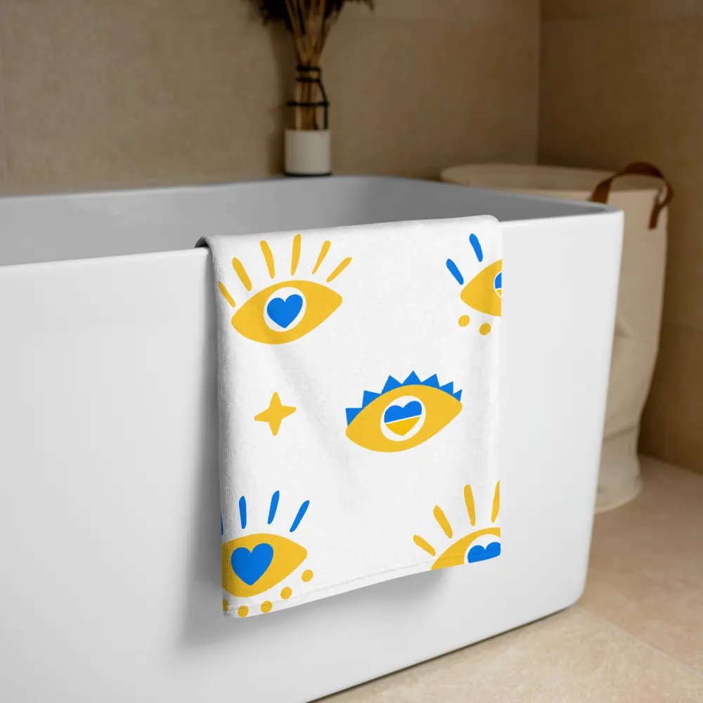 Eyes of Love Sublimated Towel product image (3)