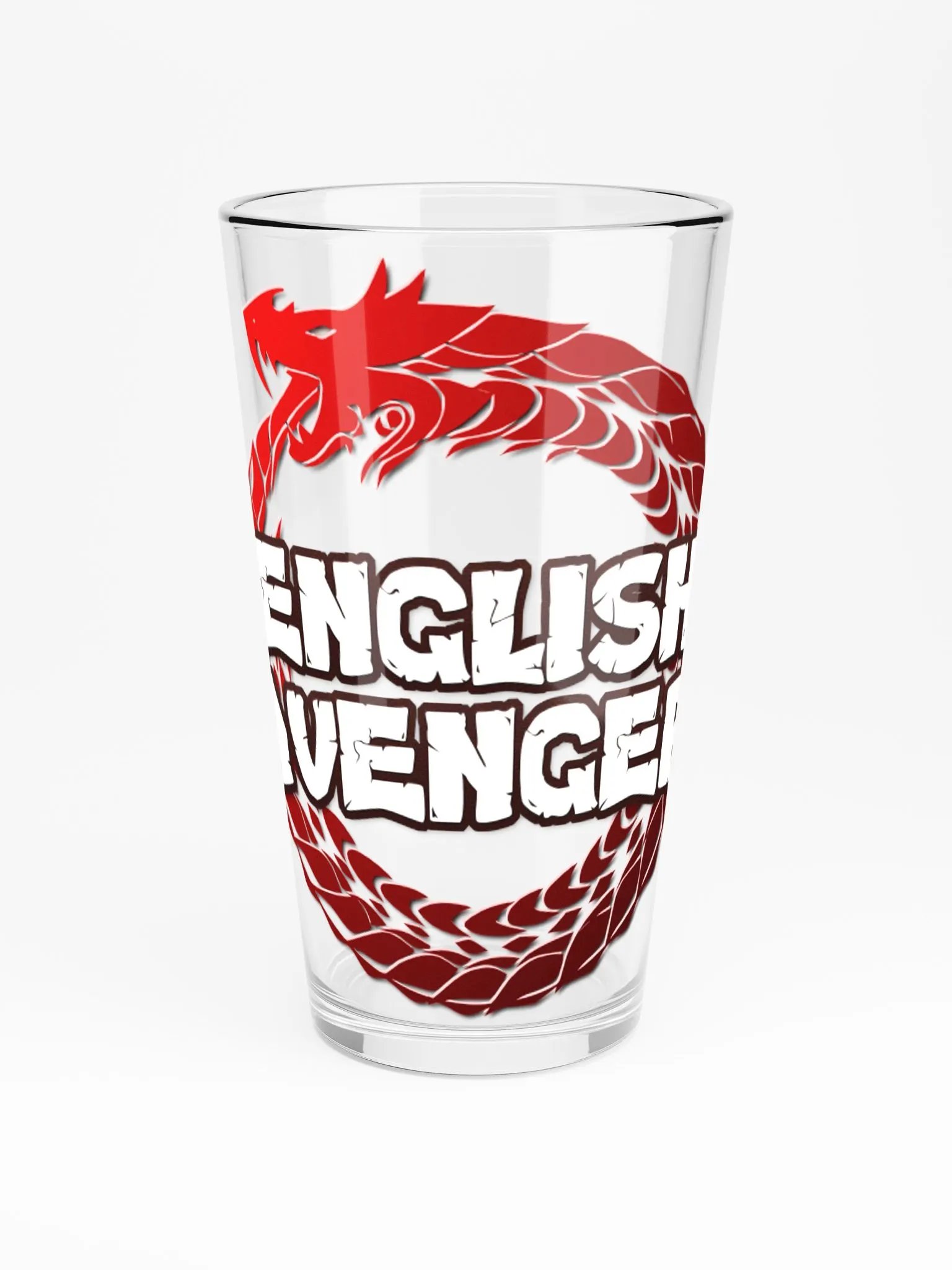 English Avenger Logo Pint Glass product image (3)