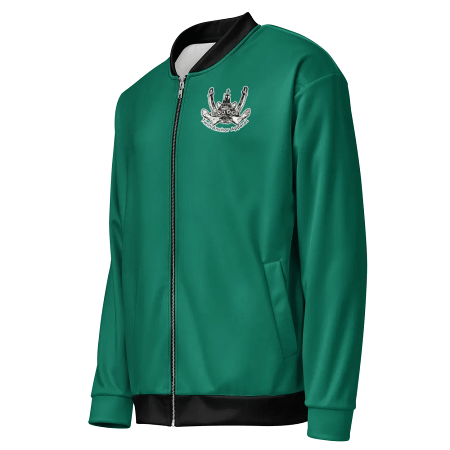 Twin Anchor Titan tug Teal Bomber Jacket product image (4)