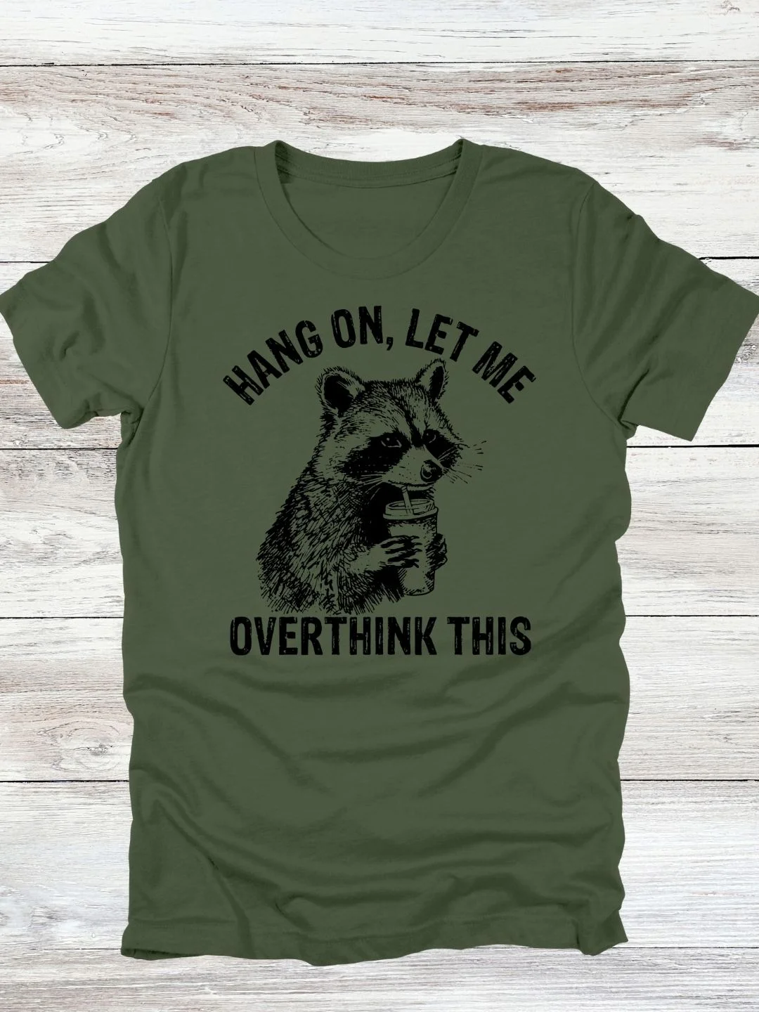 Overthinking Raccoon T-Shirt product image (1)