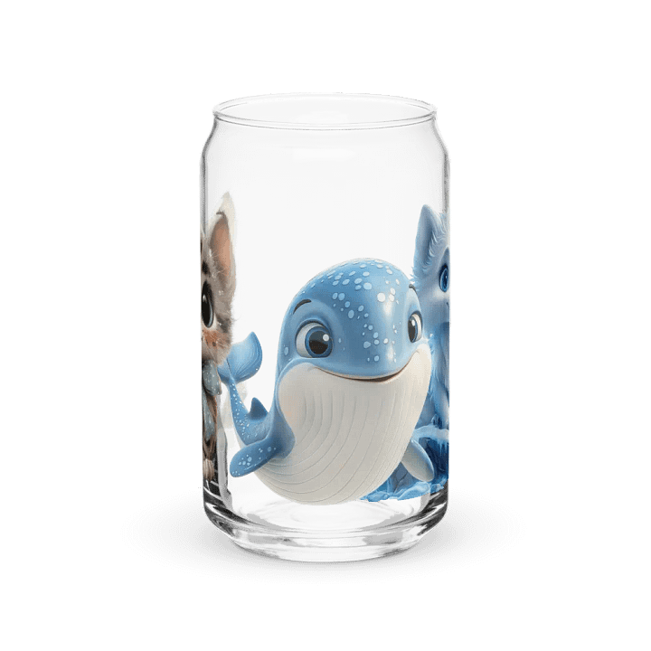 Whimsical Arctic Animal Can-Shaped Glass product image (1)