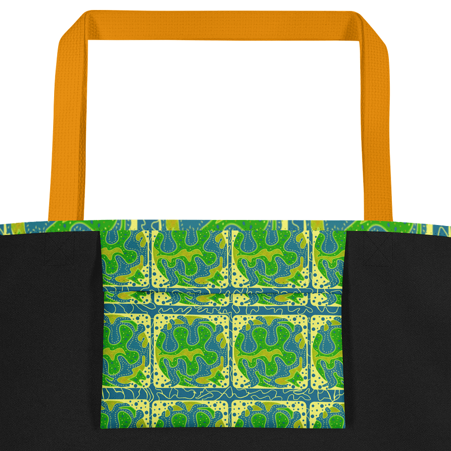 Vibrant Grid All-Over Tote Bag product image (2)