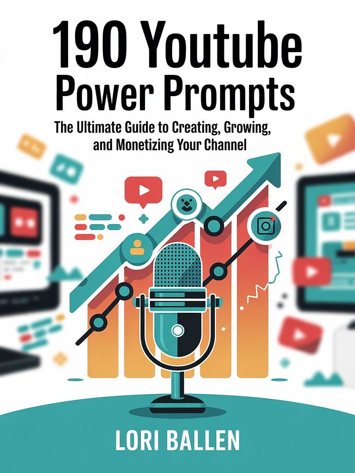 190 YouTube Power Prompts: The Ultimate Prompt Guide to Dominate Your Channel and Maximize Revenue product image (1)