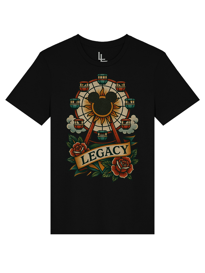 Neo-Traditional California Adventure Tee | Black product image (1)