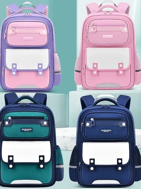 Schoolbag British Style Large Capacity Portable Burden Alleviation product image (3)