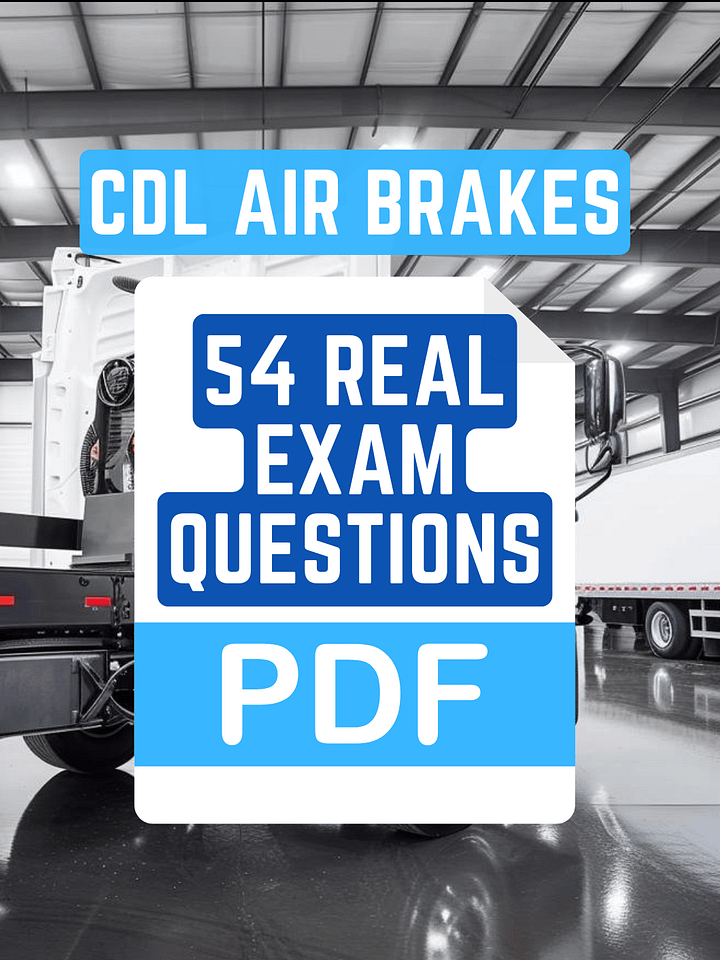 CDL Air Brakes Test (PDF file) product image (1)