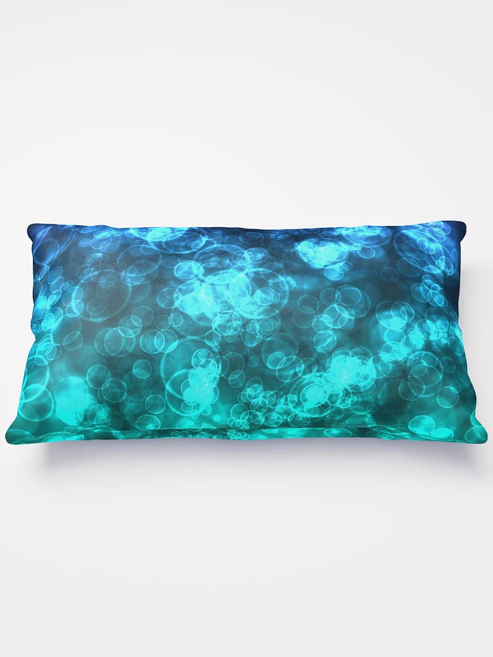 Blue Ocean Bokeh Throw Pillow product image (2)