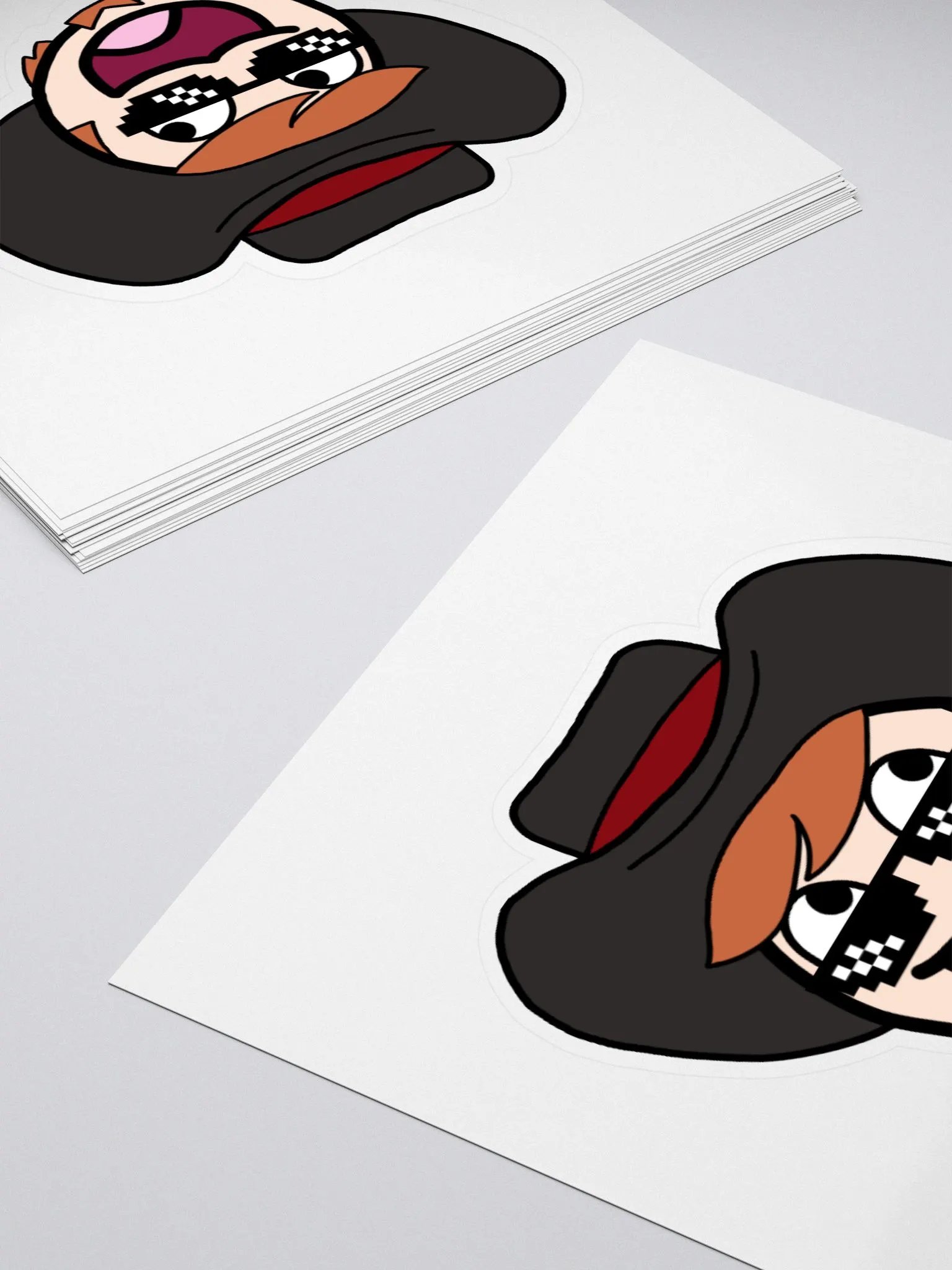 aid00t Epic Face Emote Sticker Sheet product image (12)