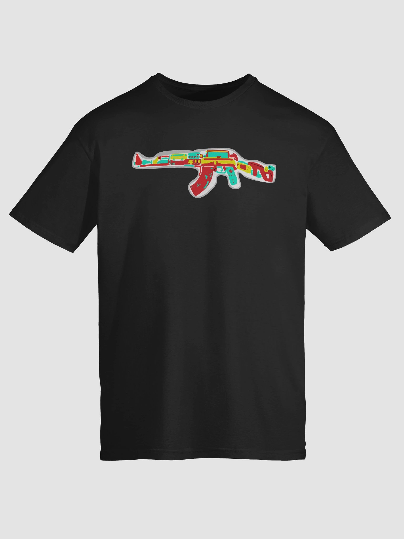 farmertrue Drawn AK47 T-Shirt Unisex product image (9)