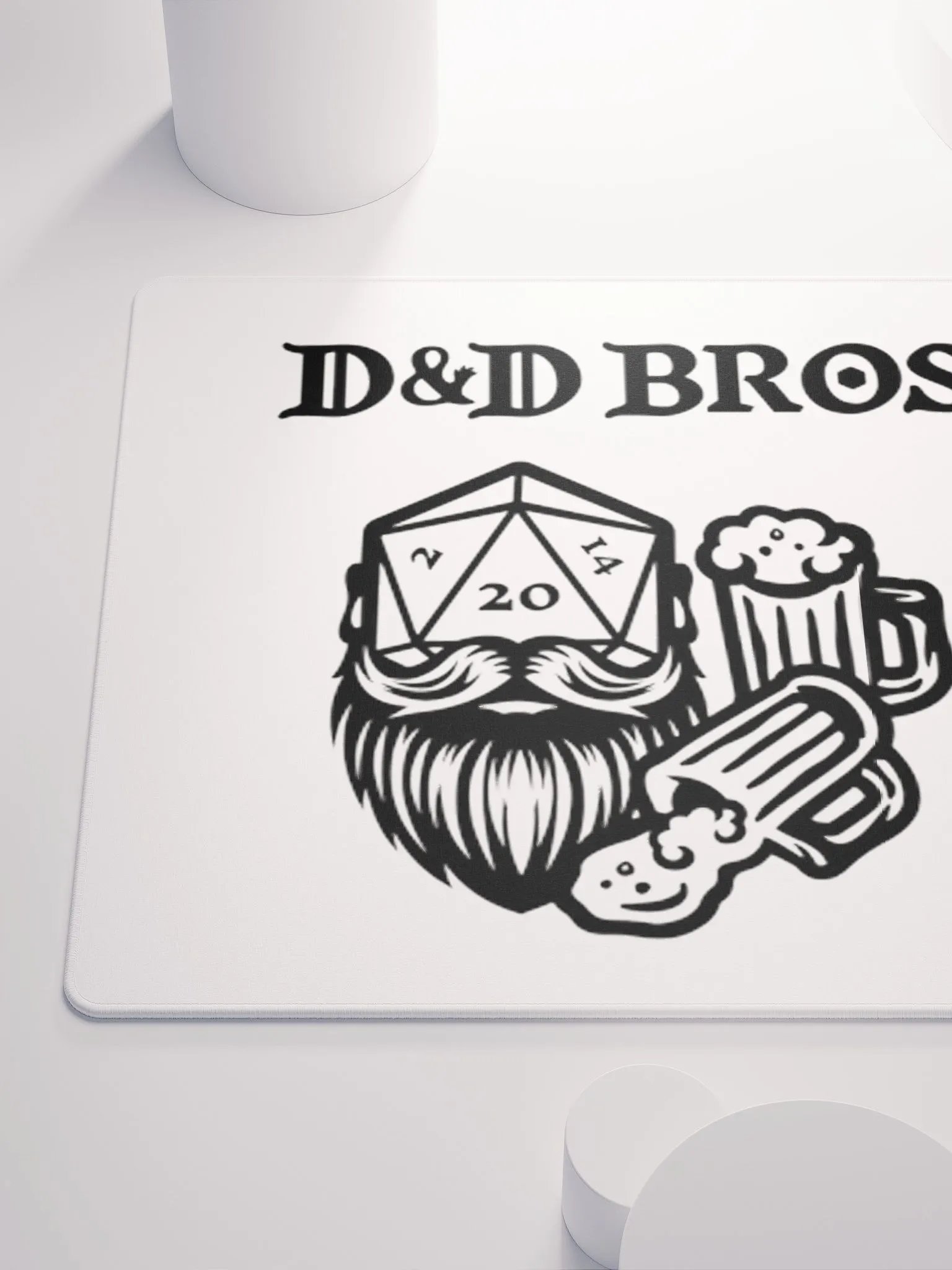 Bros logo gaming mouse pad product image (6)