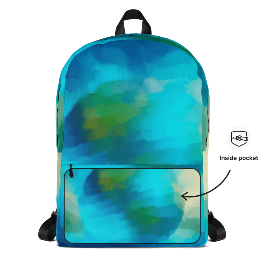 Watercolour effect All over print Backpack product image (7)