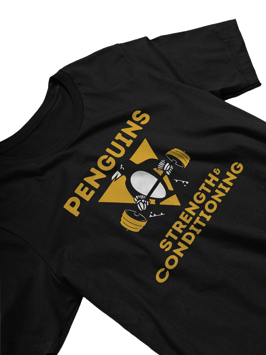 Penguins Strength and Conditioning T-Shirt – Funny Hockey Gym Workout Tee product image (3)