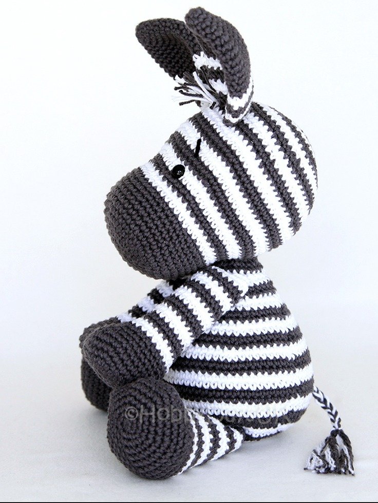 USA PATTERN - Amigurumi Crochet Zebra product image (3)