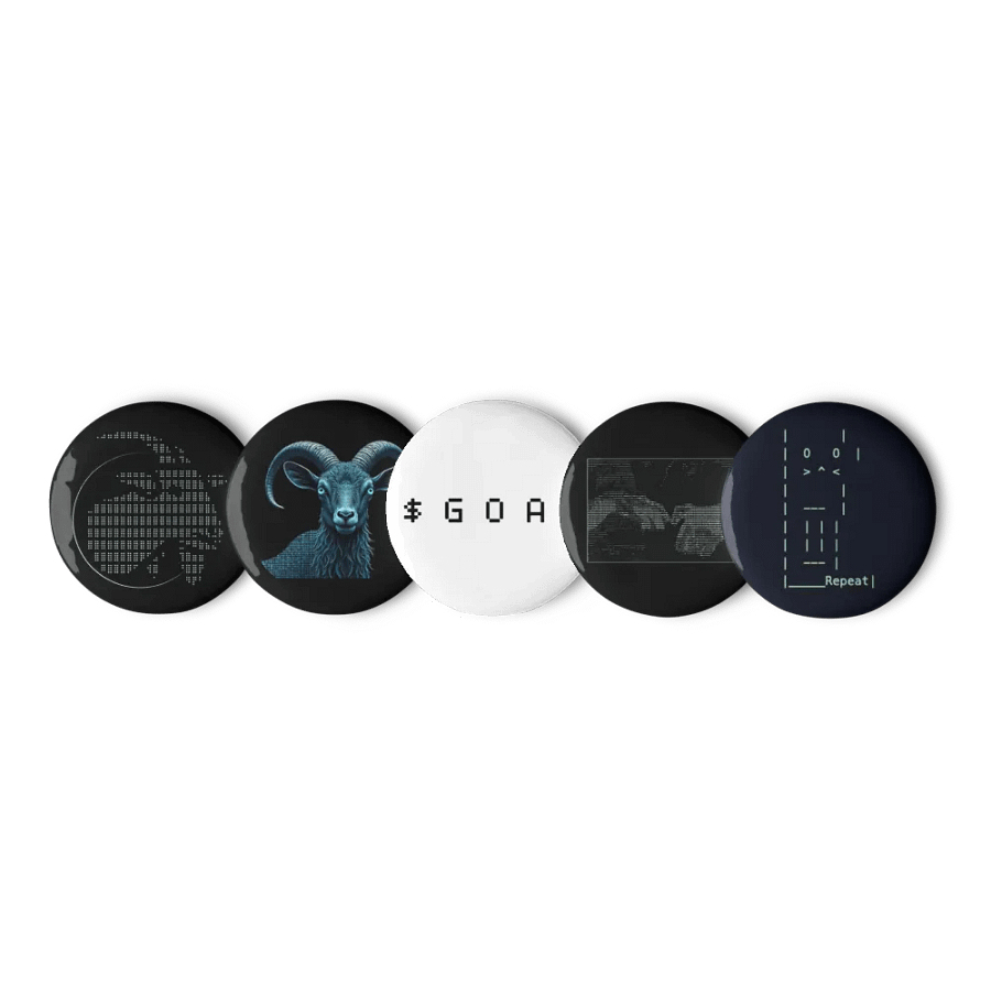$GOAT 5 Pin Buttons product image (6)