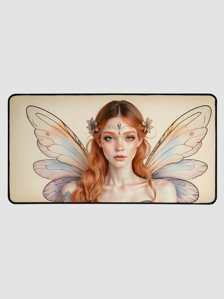 Desk Mat (31.5x15.5 inches) - Fairy on Parchment product image (1)