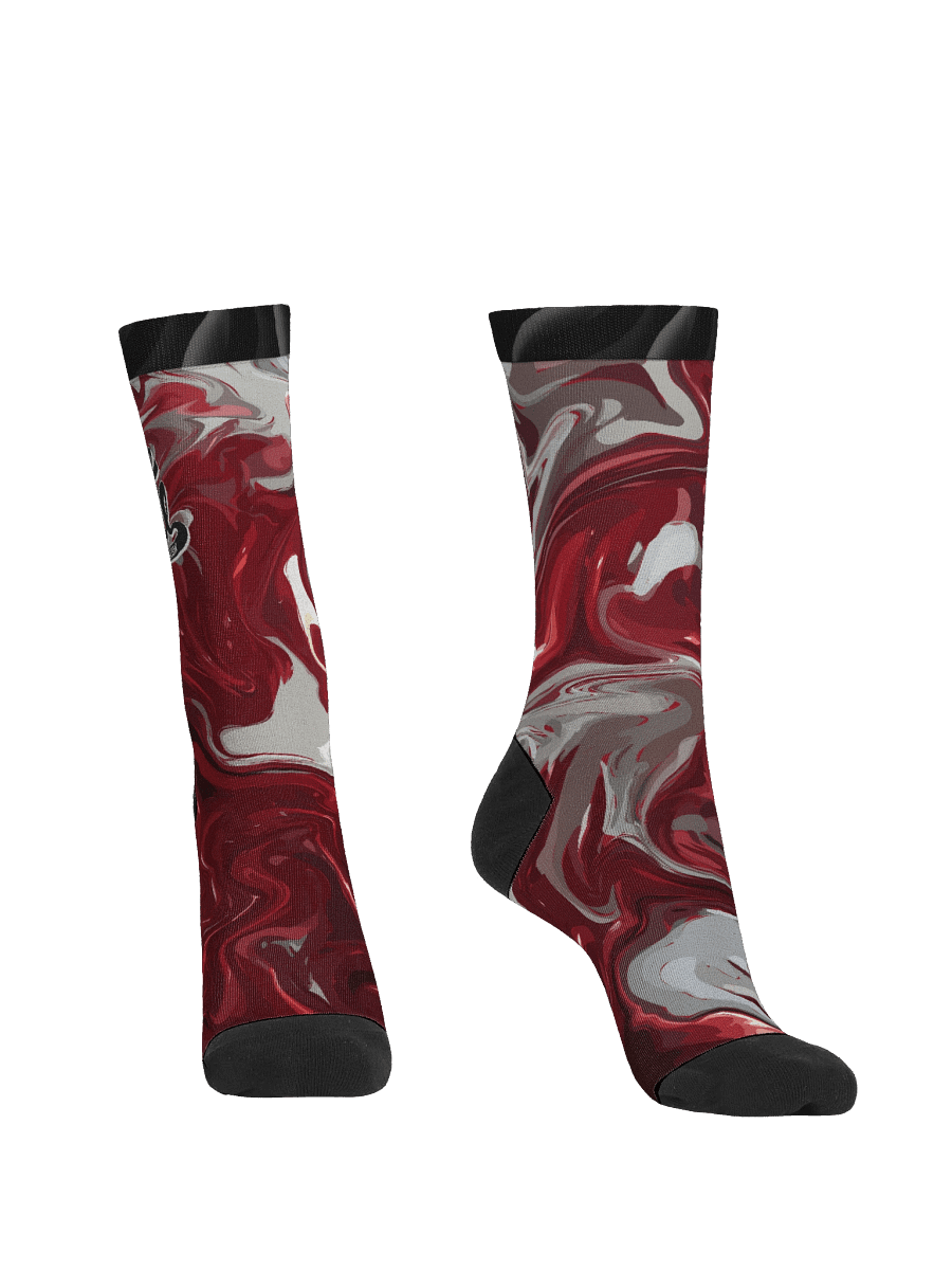 L2A Red Ink Crew Socks product image (4)