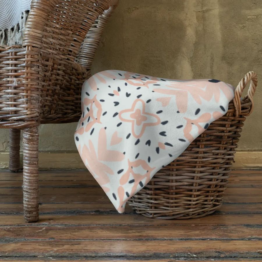 Pink Floral Blanket product image (9)