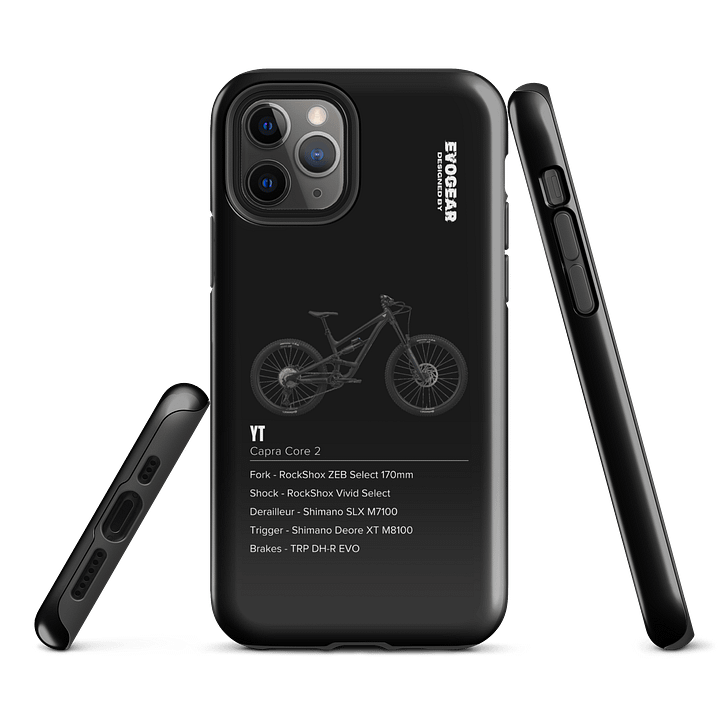 Black YT Capra Core 2 iPhone Case product image (3)