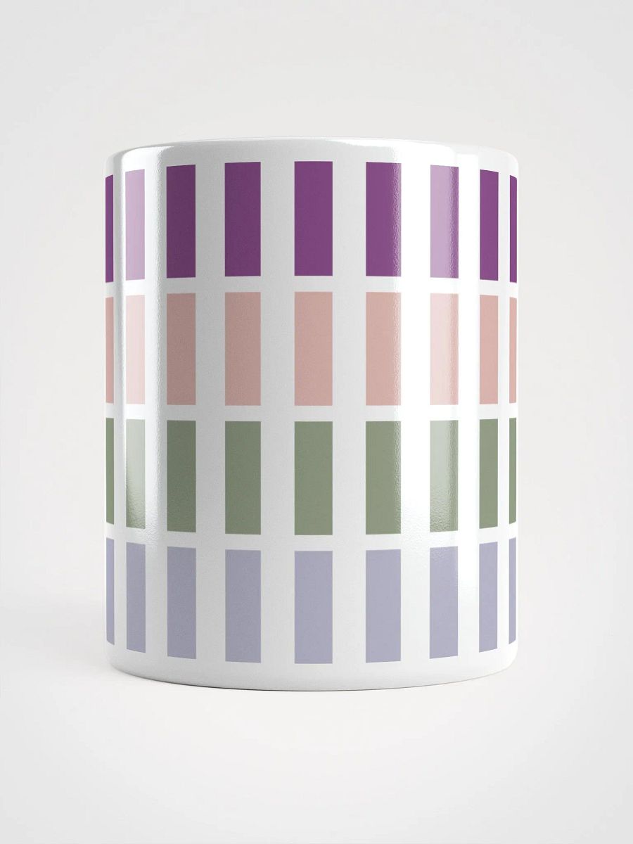 Contrasting Colores Rectangle Patterns White Mug product image (9)