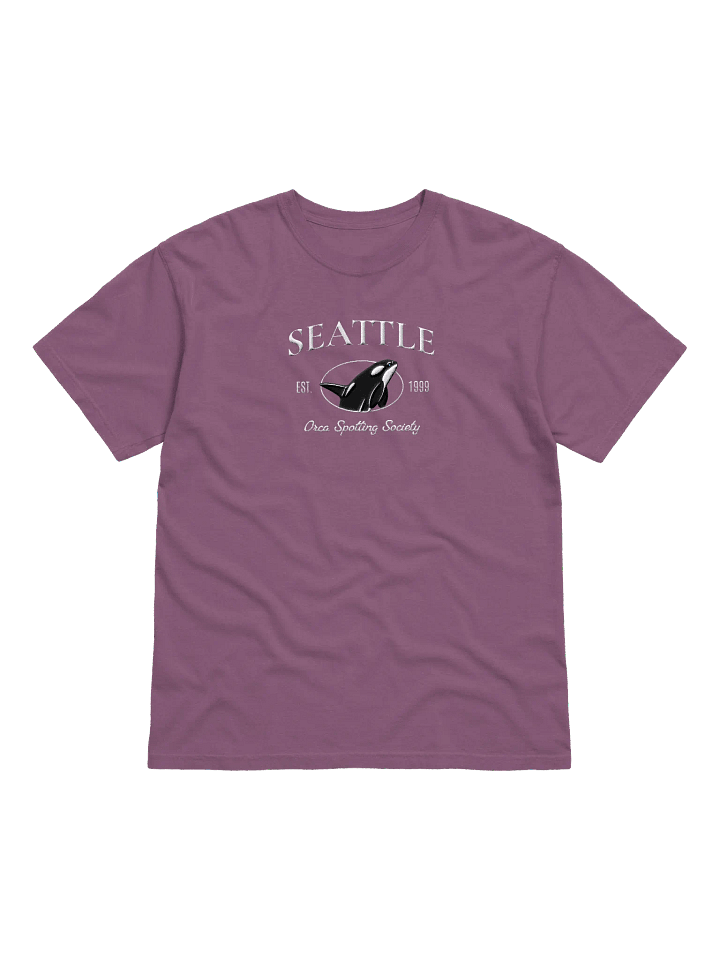 Seattle Orca Spotting Center Embroidery Tee product image (5)