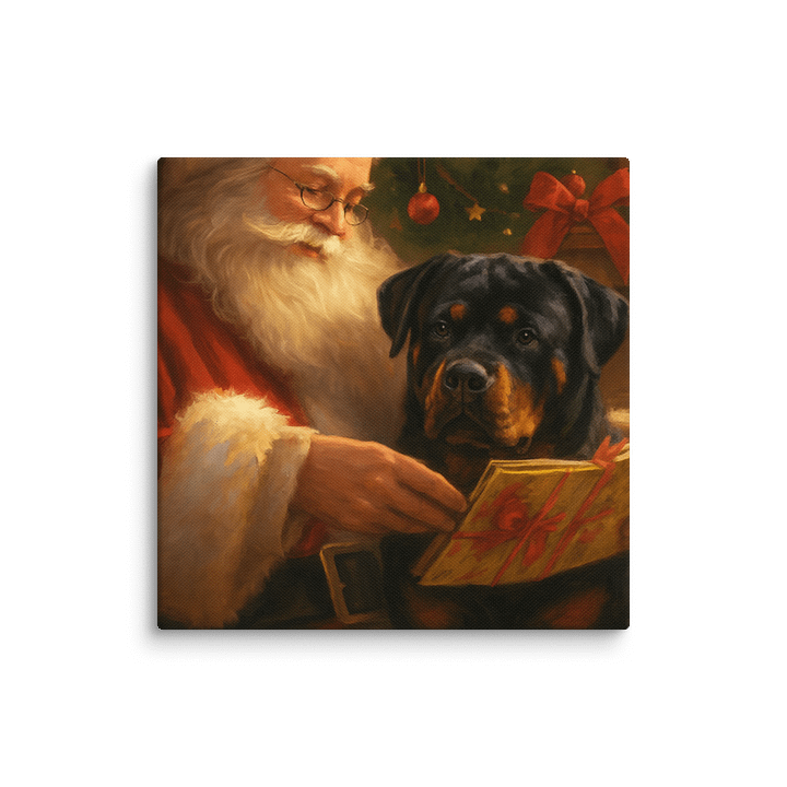 Rottweiler Santa's StorytimeCanvas product image (7)