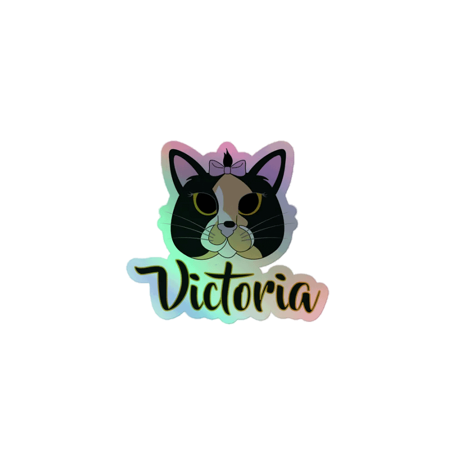 Victoria's Playful Holographic Sticker product image (1)