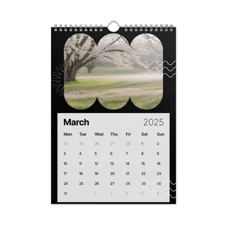 SEASONAL NATURE WALL CALENDAR 2025 product image (9)